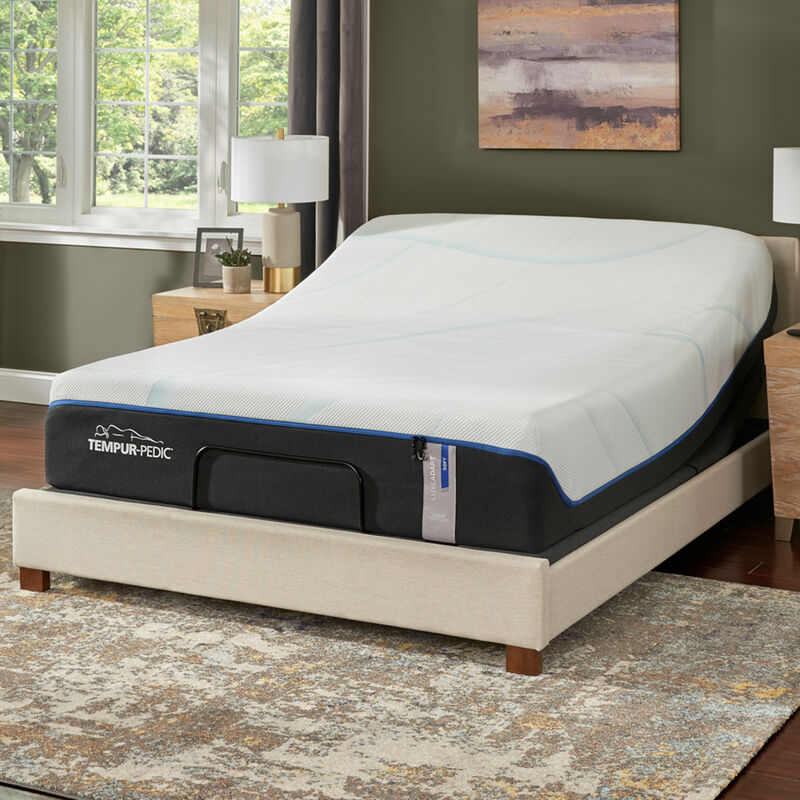 TEMPUR-Ergo® 2.0 Power Adjustable Base - slightly inclined with Tempur-Pedic mattress image number 3